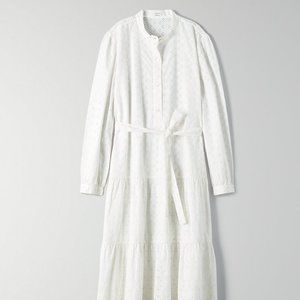 Aritzia Wilfred Tarot Dress White Size Medium NWT